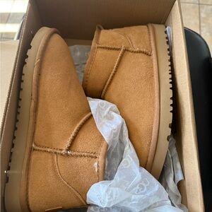 UGG Tan Ankle Boots